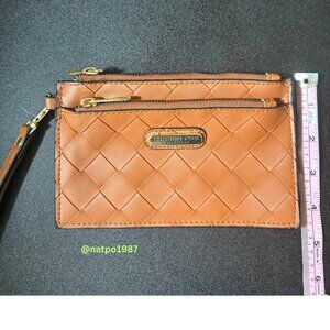 Cognac London Fog Women's Faux Leather Wallet - New without Tags